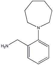 [2-(azepan-1-yl)phenyl]methanamine,,结构式