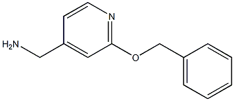 [2-(benzyloxy)pyridin-4-yl]methylamine Structure