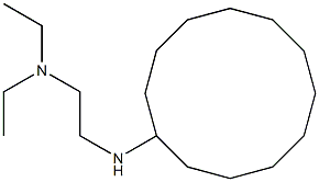 [2-(cyclododecylamino)ethyl]diethylamine Struktur