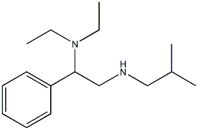 [2-(diethylamino)-2-phenylethyl](2-methylpropyl)amine Structure