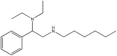 [2-(diethylamino)-2-phenylethyl](hexyl)amine Struktur