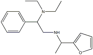 [2-(diethylamino)-2-phenylethyl][1-(furan-2-yl)ethyl]amine Structure