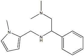 [2-(dimethylamino)-1-phenylethyl][(1-methyl-1H-pyrrol-2-yl)methyl]amine Struktur