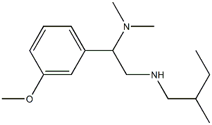 [2-(dimethylamino)-2-(3-methoxyphenyl)ethyl](2-methylbutyl)amine|