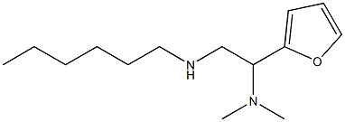 [2-(dimethylamino)-2-(furan-2-yl)ethyl](hexyl)amine 结构式