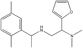 [2-(dimethylamino)-2-(furan-2-yl)ethyl][1-(2,5-dimethylphenyl)ethyl]amine