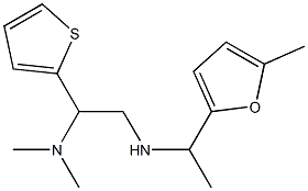 [2-(dimethylamino)-2-(thiophen-2-yl)ethyl][1-(5-methylfuran-2-yl)ethyl]amine Struktur