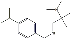 [2-(dimethylamino)-2-methylpropyl]({[4-(propan-2-yl)phenyl]methyl})amine Structure