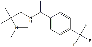 [2-(dimethylamino)-2-methylpropyl]({1-[4-(trifluoromethyl)phenyl]ethyl})amine Structure