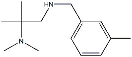 [2-(dimethylamino)-2-methylpropyl][(3-methylphenyl)methyl]amine Structure