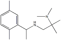 [2-(dimethylamino)-2-methylpropyl][1-(2,5-dimethylphenyl)ethyl]amine,,结构式