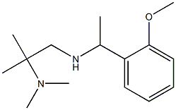 [2-(dimethylamino)-2-methylpropyl][1-(2-methoxyphenyl)ethyl]amine Structure