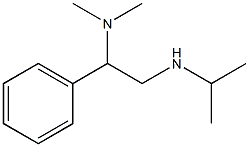 [2-(dimethylamino)-2-phenylethyl](propan-2-yl)amine 结构式