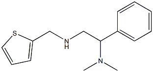 [2-(dimethylamino)-2-phenylethyl](thiophen-2-ylmethyl)amine 结构式