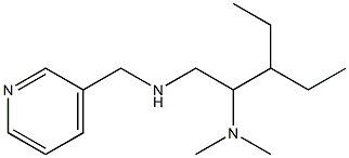 [2-(dimethylamino)-3-ethylpentyl](pyridin-3-ylmethyl)amine,,结构式