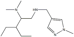 [2-(dimethylamino)-3-ethylpentyl][(1-methyl-1H-pyrazol-4-yl)methyl]amine|