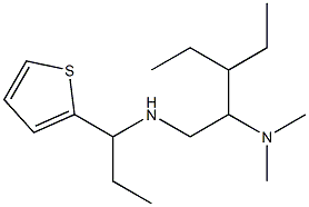  [2-(dimethylamino)-3-ethylpentyl][1-(thiophen-2-yl)propyl]amine