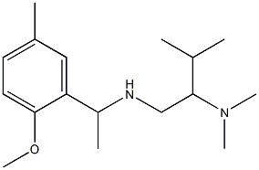 [2-(dimethylamino)-3-methylbutyl][1-(2-methoxy-5-methylphenyl)ethyl]amine