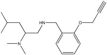  [2-(dimethylamino)-4-methylpentyl]({[2-(prop-2-yn-1-yloxy)phenyl]methyl})amine