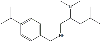 [2-(dimethylamino)-4-methylpentyl]({[4-(propan-2-yl)phenyl]methyl})amine,,结构式