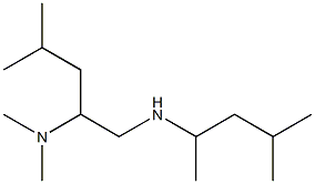 [2-(dimethylamino)-4-methylpentyl](4-methylpentan-2-yl)amine Structure