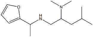 [2-(dimethylamino)-4-methylpentyl][1-(furan-2-yl)ethyl]amine Structure