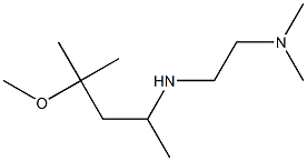 [2-(dimethylamino)ethyl](4-methoxy-4-methylpentan-2-yl)amine 结构式