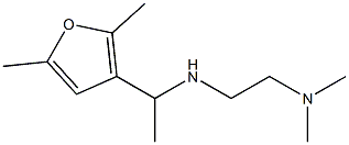 [2-(dimethylamino)ethyl][1-(2,5-dimethylfuran-3-yl)ethyl]amine 化学構造式