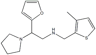  [2-(furan-2-yl)-2-(pyrrolidin-1-yl)ethyl][(3-methylthiophen-2-yl)methyl]amine