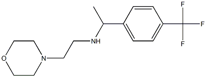 [2-(morpholin-4-yl)ethyl]({1-[4-(trifluoromethyl)phenyl]ethyl})amine Structure