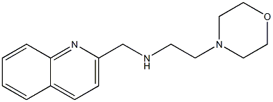 [2-(morpholin-4-yl)ethyl](quinolin-2-ylmethyl)amine Structure