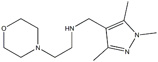 [2-(morpholin-4-yl)ethyl][(1,3,5-trimethyl-1H-pyrazol-4-yl)methyl]amine Structure