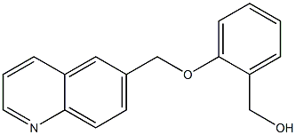 [2-(quinolin-6-ylmethoxy)phenyl]methanol 结构式