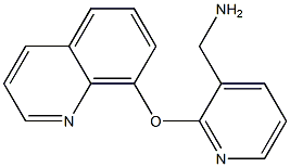 [2-(quinolin-8-yloxy)pyridin-3-yl]methanamine Structure