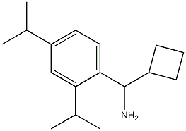 [2,4-bis(propan-2-yl)phenyl](cyclobutyl)methanamine Structure