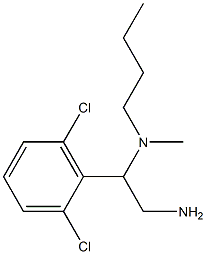 [2-amino-1-(2,6-dichlorophenyl)ethyl](butyl)methylamine Structure