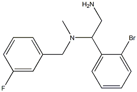 [2-amino-1-(2-bromophenyl)ethyl][(3-fluorophenyl)methyl]methylamine|