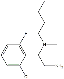 [2-amino-1-(2-chloro-6-fluorophenyl)ethyl](butyl)methylamine Struktur