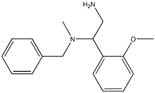 [2-amino-1-(2-methoxyphenyl)ethyl](benzyl)methylamine Structure