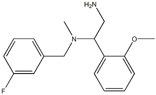 [2-amino-1-(2-methoxyphenyl)ethyl][(3-fluorophenyl)methyl]methylamine