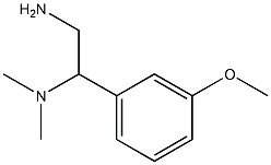 [2-amino-1-(3-methoxyphenyl)ethyl]dimethylamine Structure