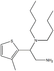 [2-amino-1-(3-methylthiophen-2-yl)ethyl]dibutylamine Structure