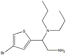 [2-amino-1-(4-bromothiophen-2-yl)ethyl]dipropylamine Structure