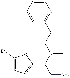 [2-amino-1-(5-bromofuran-2-yl)ethyl](methyl)[2-(pyridin-2-yl)ethyl]amine