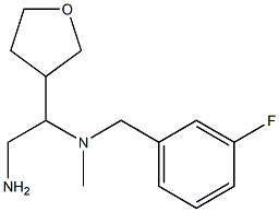 [2-amino-1-(oxolan-3-yl)ethyl][(3-fluorophenyl)methyl]methylamine