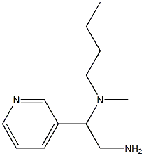 [2-amino-1-(pyridin-3-yl)ethyl](butyl)methylamine Structure