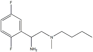 [2-amino-2-(2,5-difluorophenyl)ethyl](butyl)methylamine Struktur