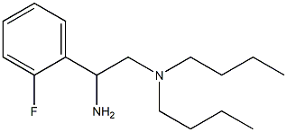 [2-amino-2-(2-fluorophenyl)ethyl]dibutylamine 结构式