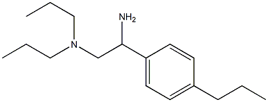 [2-amino-2-(4-propylphenyl)ethyl]dipropylamine 结构式