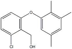 [2-chloro-6-(2,3,5-trimethylphenoxy)phenyl]methanol 结构式
